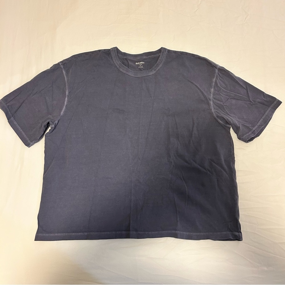 Old Navy Vintage Wash Garment Dyed Cropped T-Shirt